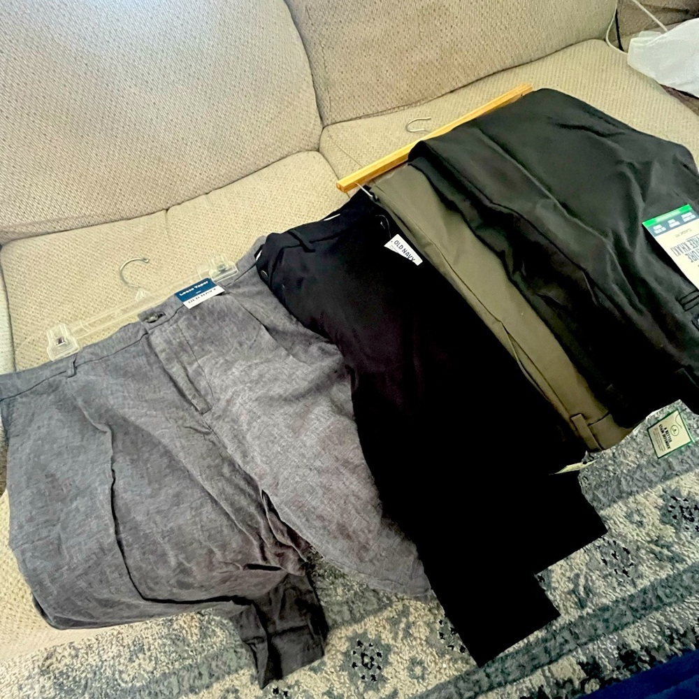 Dockers from Macys 
Size 42x30
Two colors 
Classic fit